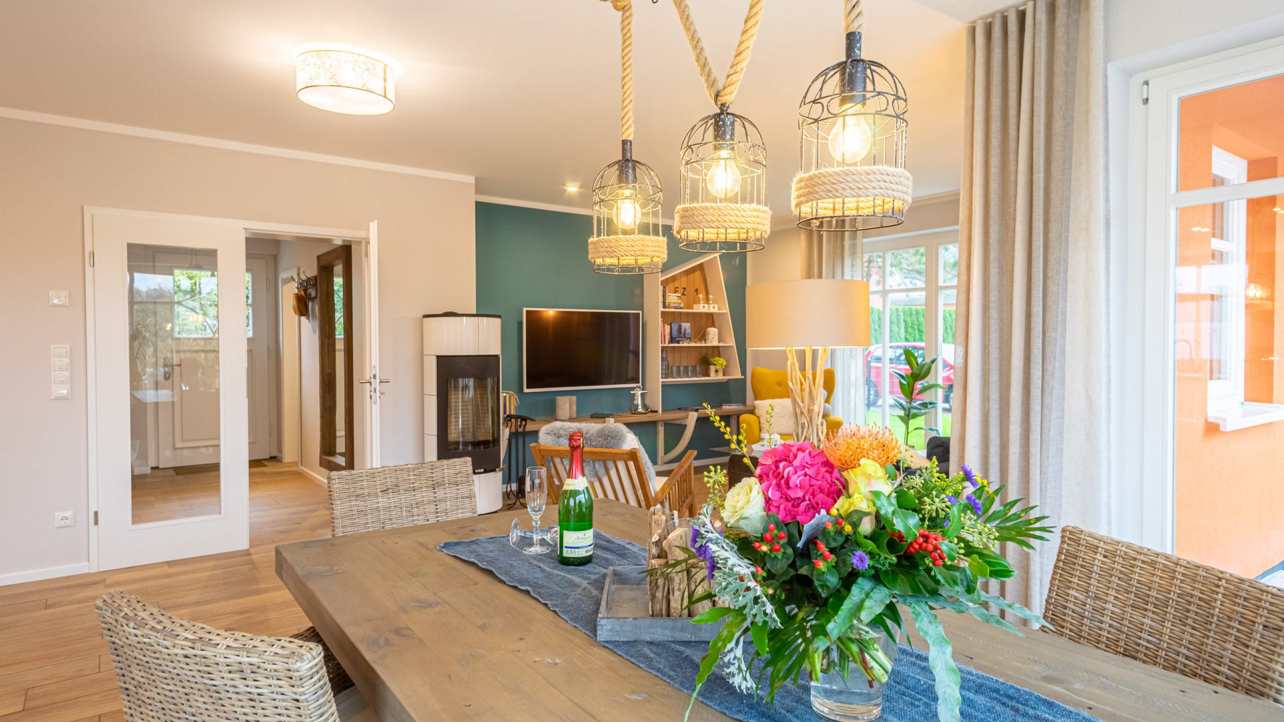 Gemütlicher Essbereich